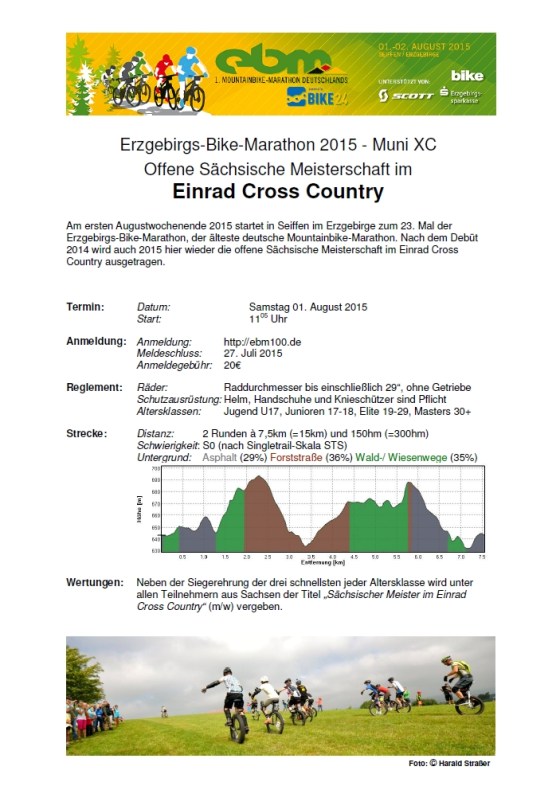 Muni XC Seiffen EBM 2015 Plakat
