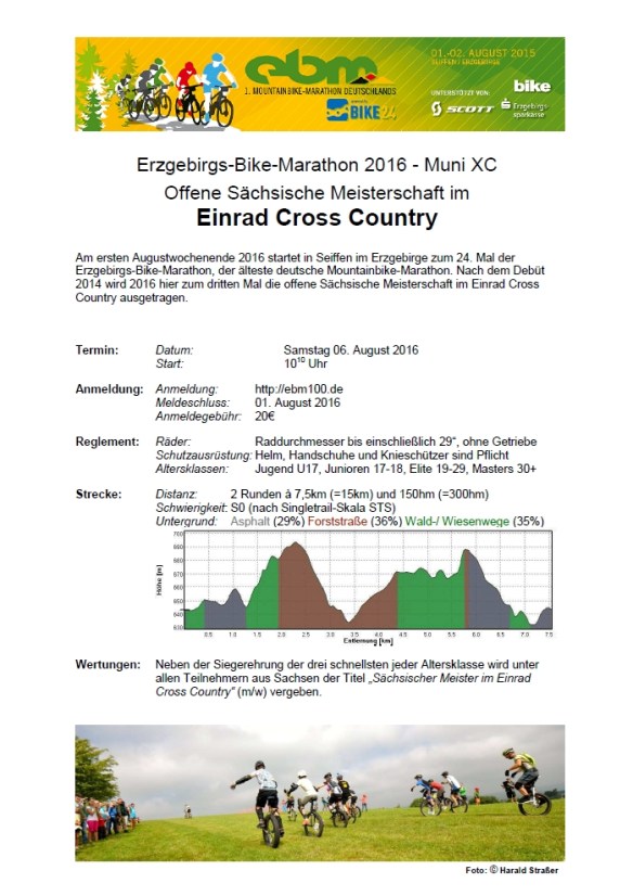Muni XC Seiffen EBM 2016 Plakat