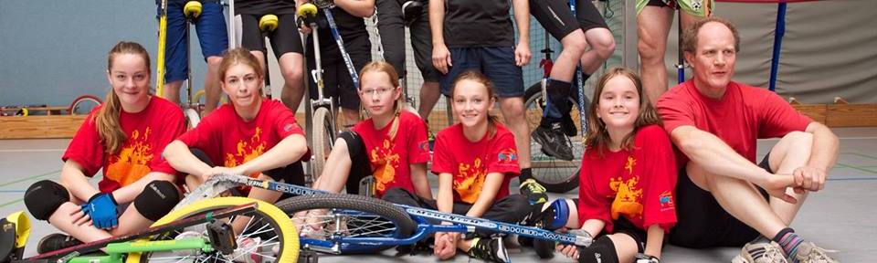 Sächsische Teams erfolgreich bei der deutschen Einradhockeyliga 2017